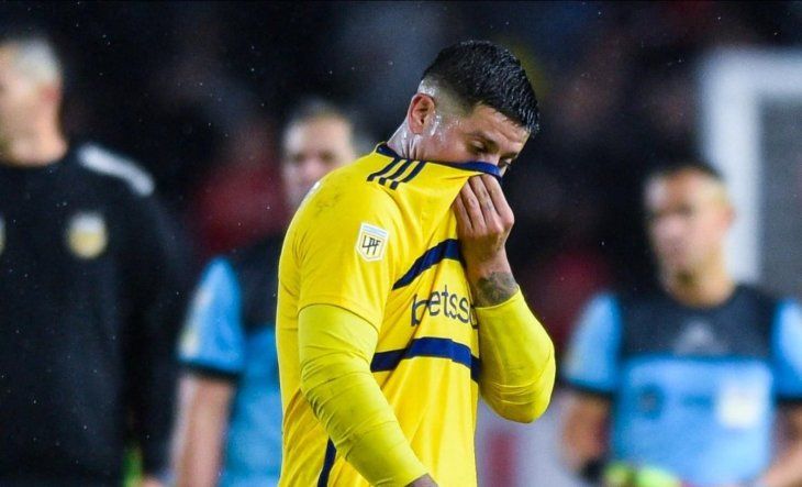 Marcos Rojo expulsado en Boca