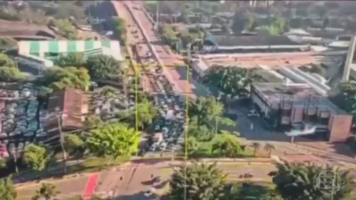 This was the time for the fall of the plane in San Pablo