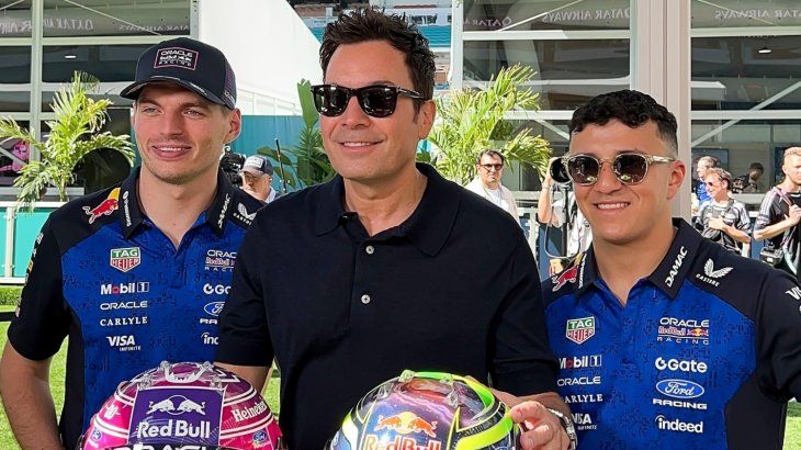 Celebró con el equipo de Red Bull el campeonato de fórmula 1.