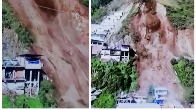 Hay hasta 80 casas enterradas por el alud en Retamas.