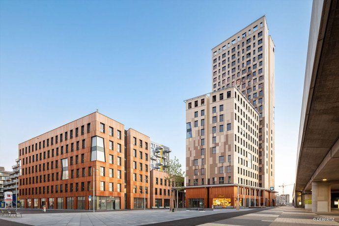 El imponente inmueble de madera austríaco se basó en el sistema estructural El imponente inmueble de madera austríaco se basó en el sistema estructural