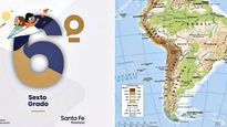 El mapa irregular fue denunciado por una docente rosarina, lo que motivó la presentación de un pedido formal en la Legislatura provincial para que el material sea retirado.