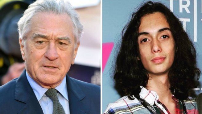 Robert De Niro y Leandro De Niro.