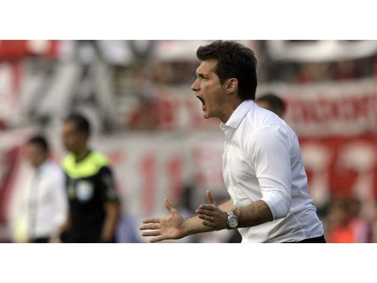 Guillermo Barros Schelotto celebró el triunfo de Boca en el Monumental.