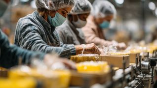 La producción industrial trepó en diciembre, de la mano de los alimentos. La producción industrial trepó en diciembre, de la mano de los alimentos.
