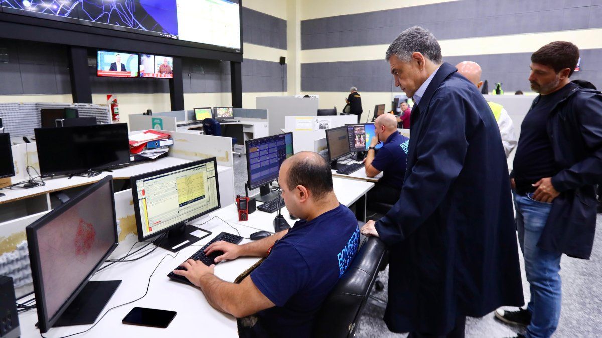 Jorge Macri supervised the emergency operation for intense gusts and storms in CABA