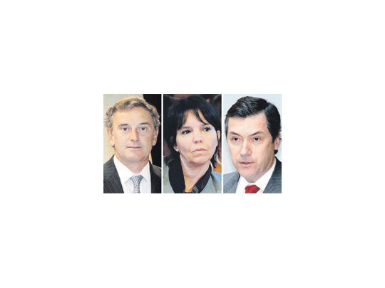 Claudio Cesario, Mercedes Marcó del Pont, Enrique Cristofani