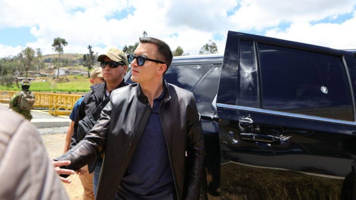 They denounce attack on President Daniel Noboa’s caravan amid protests