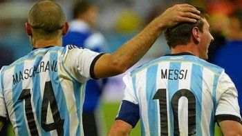 los mensajes de mascherano y la vieja guardia por argentina campeon