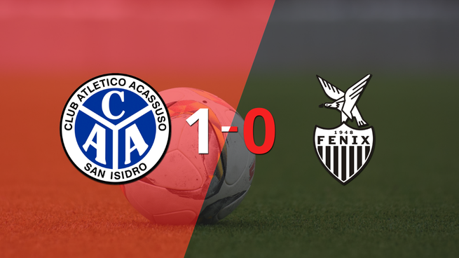 Con lo justo, Acassuso venció a Fénix 1 a 0 en el estadio Armenia