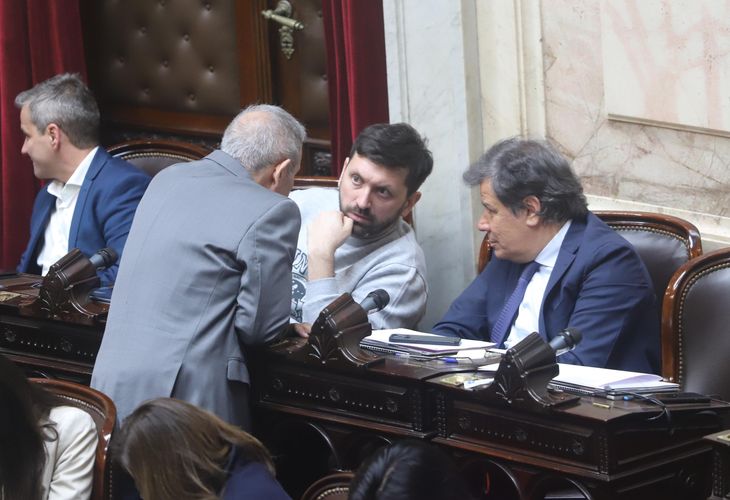 Pablo Juliano y Facundo Manes, referentes de los radicales de Democracia para siempre, que tendrán su estreno en el recinto. Pablo Juliano y Facundo Manes, referentes de los radicales de Democracia para siempre, que tendrán su estreno en el recinto.