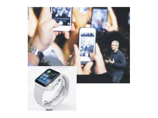 Novedades.  Tim Cook cumplió 5 años al frente de Apple y presentó los avances en las vedettes de la compañía: el iPhone y el iWatch.