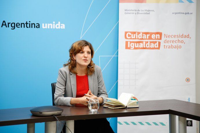 Lucía Cirmi, directora nacional de Políticas de Cuidado.