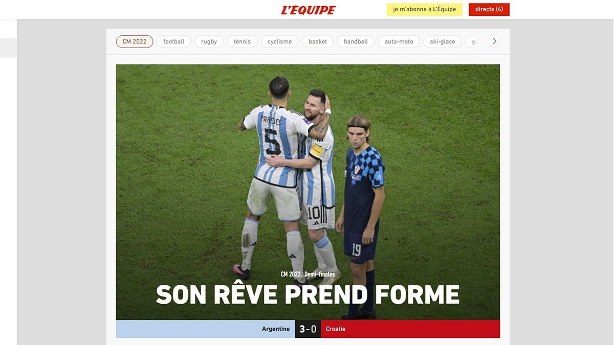What the world media said about the Argentina National Team finalist in the Qatar 2022 World Cup