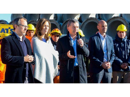 Macri encabezó junto a la gobernadora Vidal el acto en Tres de Febrero.