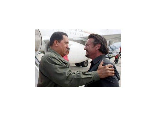 Chávez y y Sean Penn