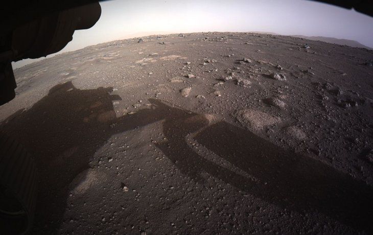 El explorador Perseverance recorrió sus primeros metros en Marte