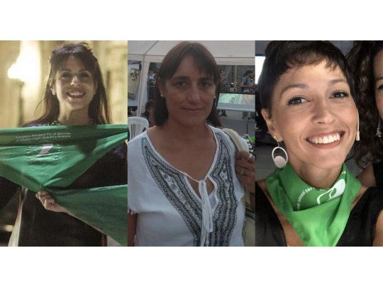Victoria Donda, Romina Del Pla y Mayra Mendoza