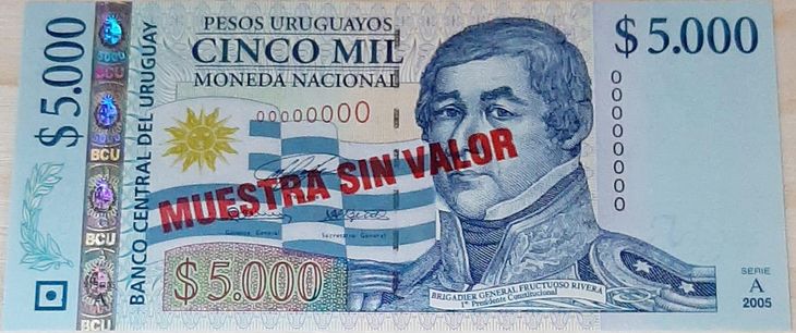 Rivera bill specimen.