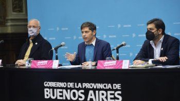 Gollan, Kicillof y Bianco.&nbsp;