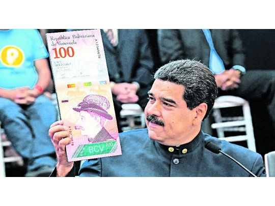 Nuevo billete. Lo mostró la semana pasada el presidente Nicolás Maduro. Eliminó tres ceros.