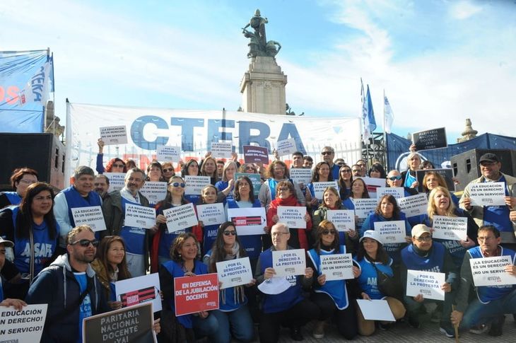La CTERA realizará un paro nacional este jueves.