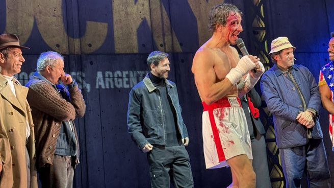 Lionel Messi fue a ver a Nico Vázquez al teatro.