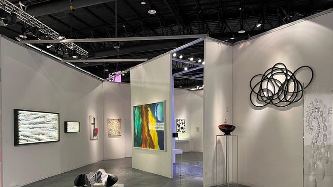 El premio Remax al mejor stand se lo llevó Julián Misrahi, de la galería Del Infinito.