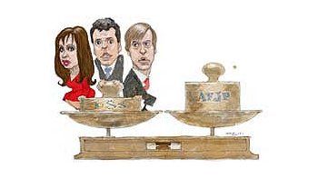 ámbito.com | Cristina de Kirchner, Sergio Massa y Martín Redrado.