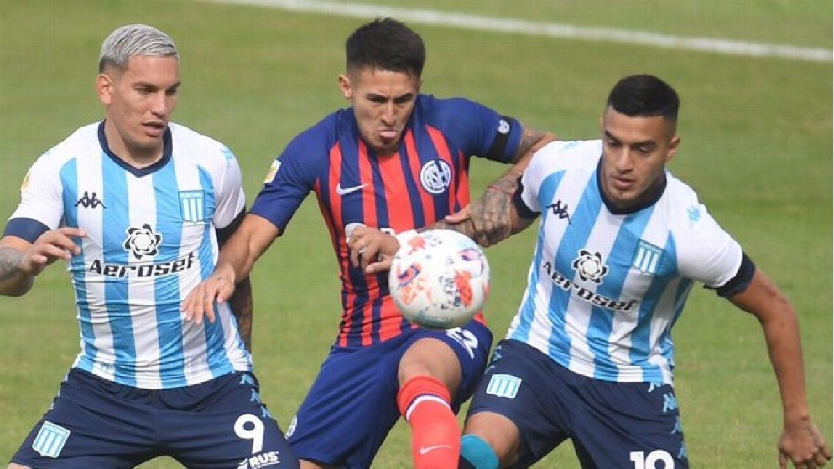Racing surprised and closed a former San Lorenzo as a reinforcement