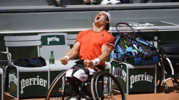 El cordobés celebra su segundo título en Roland Garros.