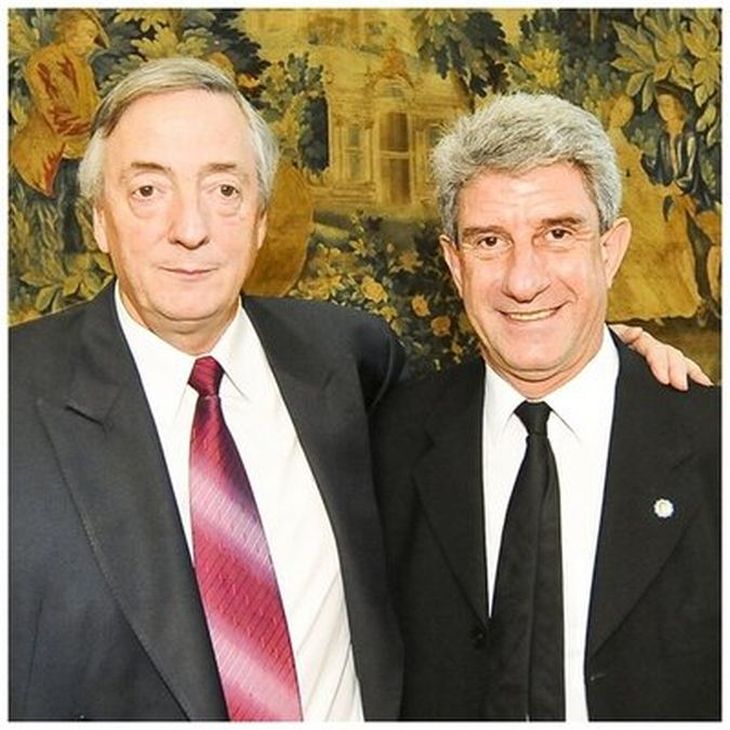 Néstor Kirchner y Abel Fatala.