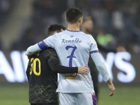 Messi y Ronaldo cruzaron mensajes afectuosos.&nbsp;