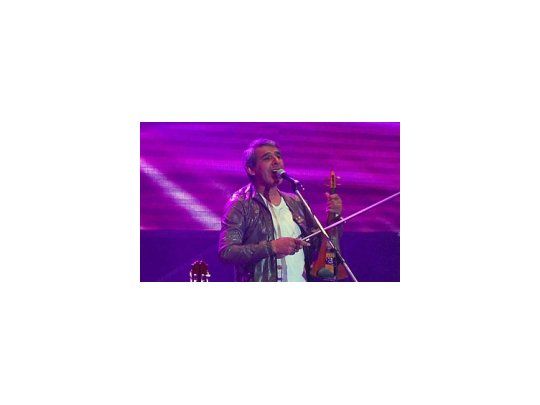 Peteco Carabajal fue la gran figura en la Plaza Próspero Molina.