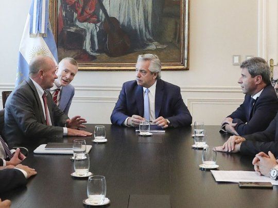 Canadiense Lundin Gold mostraron sus planes de inversión ante Alberto Fernández y Sergio Uñac.
