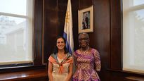 La ministra Azucena Arbeleche recibió a la subdirectora gerente del FMI, Antoinette Sayeh.