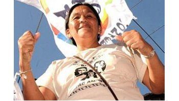 La dirigente social está detenida desde el sábado pasado.