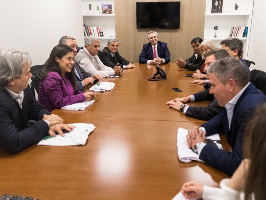 Los diputados del Interbloque Argentina Federal se reunieron con Alberto Fernández.&nbsp;