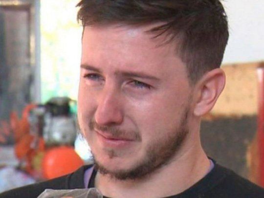 Omar Chaguri, mecánico que gracias a la solidaridad pudo recuperar todo lo perdido.&nbsp;