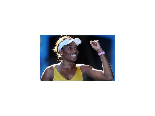 Feliz. Venus Williams vuelve a hacer lo que más le gusta: jugar al tenis.