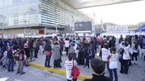El gremio ATEN se movilizó a la Ciudad Judicial de Neuquén.