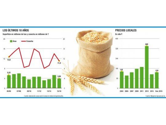 Trigo: el destape será recién el año que viene