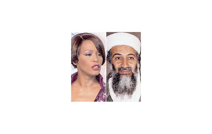 Whitney Houston y Osama bin Laden