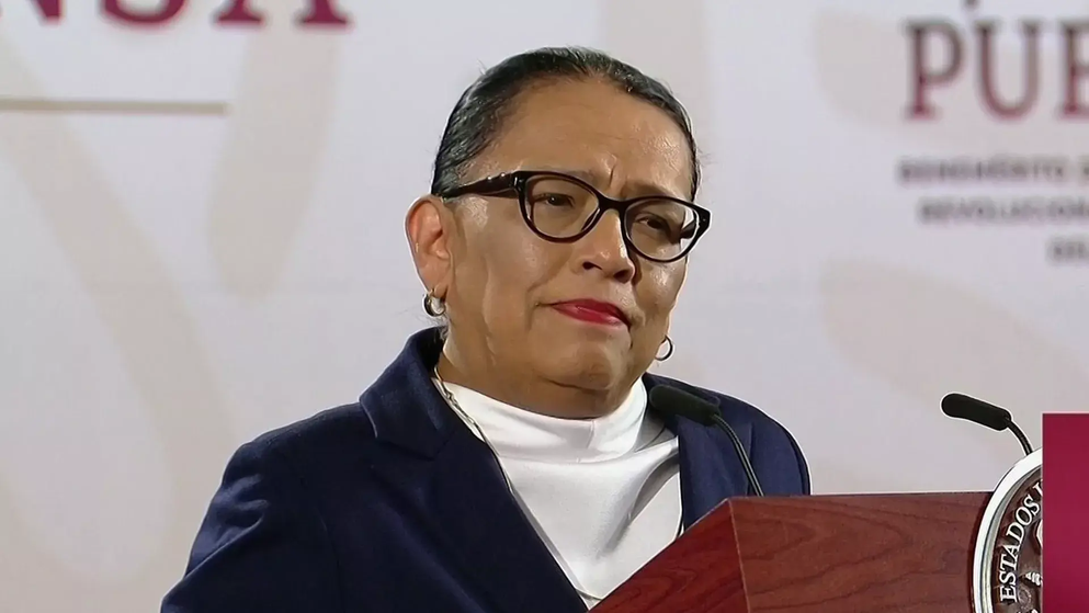 Rosa Icela Rodríguez encabeza la Mañanera de este día.