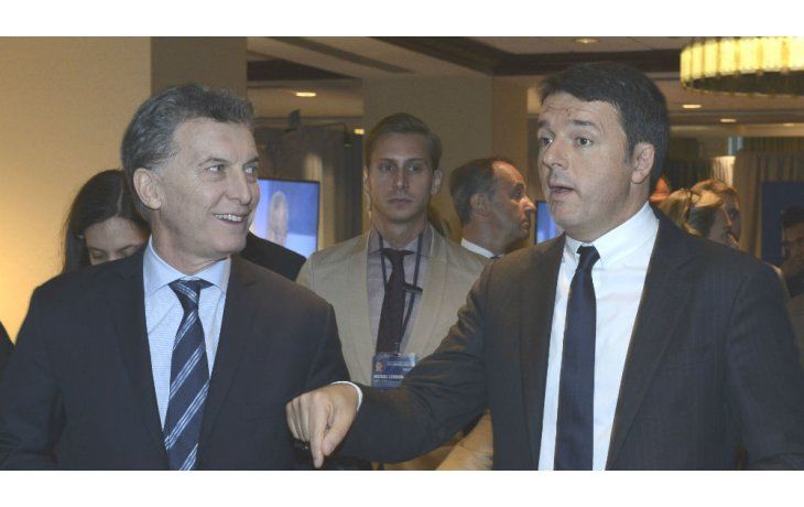 Macri cenará con Renzi tras visitar al Papa