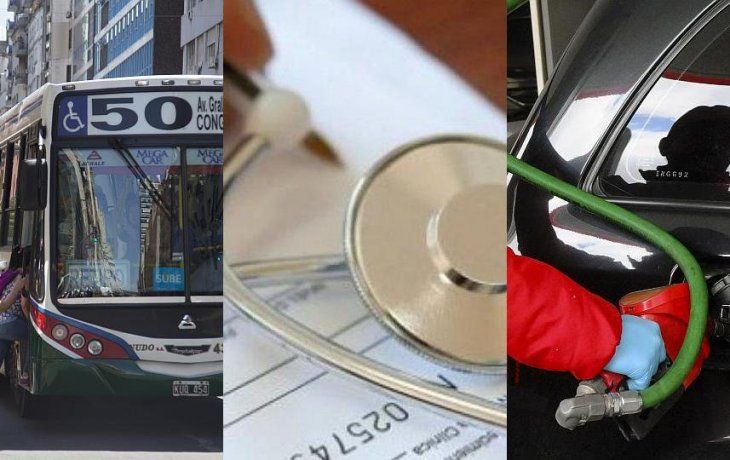 marzo llego con subas en luz, nafta, transporte, y celulares