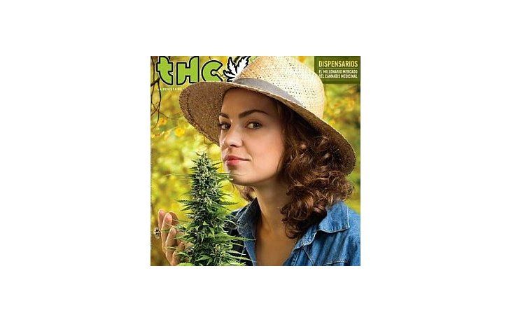 Dolores Fonzi en la portada de la revista THC
