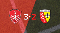 stade brestois supero a lens con dos tantos de romain del castillo