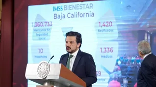 Zoé Robledo, el titular del IMSS actualmente.