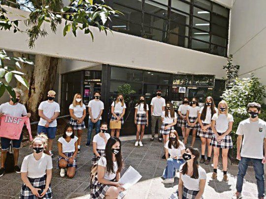 cierre. Los alumnos del último año del nivel secundario podrán tener su acto de egresados.